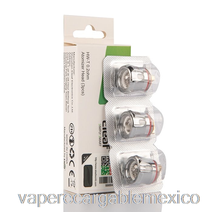 Bobinas De Repuesto Vape Recargable Eleaf Ello Serie Hw Bobinas De 0.2ohm Hw-t2